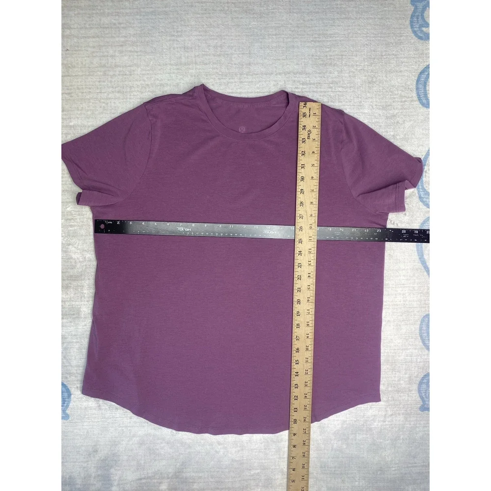 Lululemon Shirt Womens 18* Love Crew Short Sleeve Tee Purple Casual Gym Workout